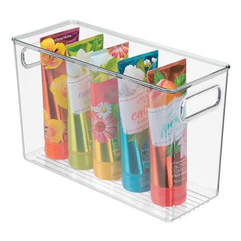 iDesign Linus BPA-Free Plastic Deep Kitchen Storage Bin with Handles ...