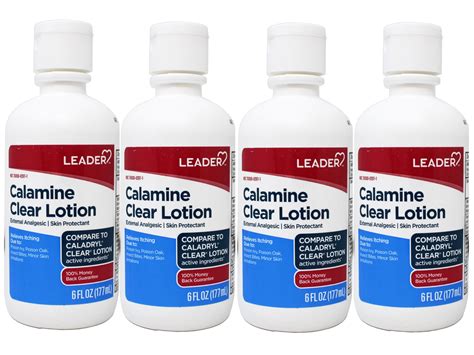 LEADER Calamine Clear Lotion, External Analgesic & Skin Protectant ...