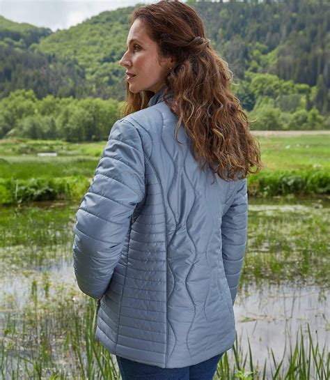 Women's Blue Lightweight Quilted Jacket | Atlas For Men