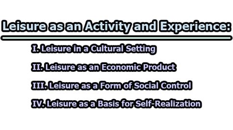 Leisure Activity Examples 的图像结果