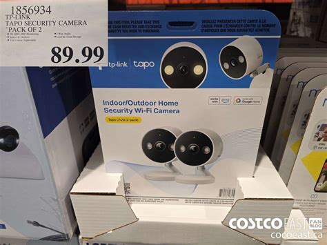 1856934 TP LINK TAPO SECURITY CAMERA PACK OF 2 89 99 - Costco East Fan Blog