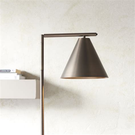 Capi - Adjustable Bronze Floor Lamp with Conical Shade - Lightbox