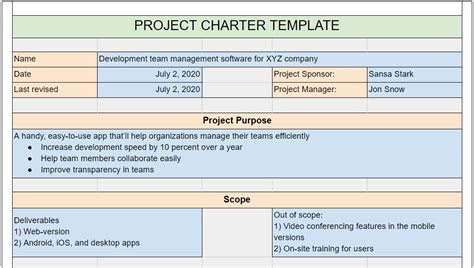 Image result for Writing Project Charter