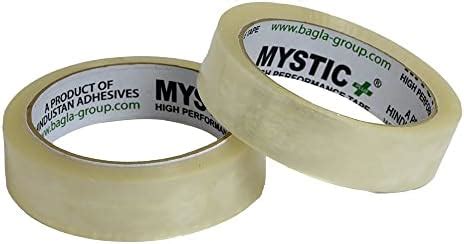 MYSTIC Transparent Tape - Pack of 2, 24mm X 50m: The Ultimate Solution ...