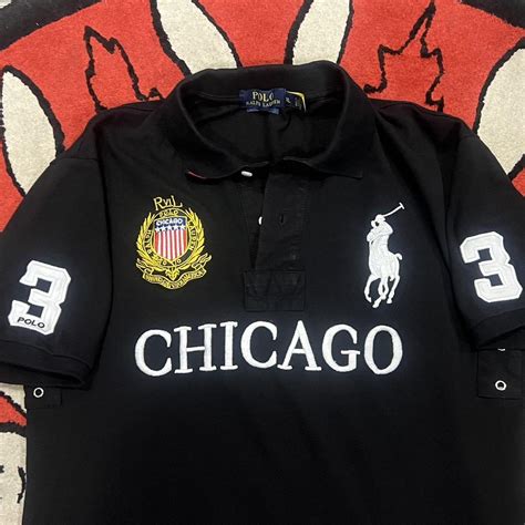 Chief keef Polo Ralph Lauren Chicago spell out size... - Depop