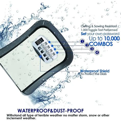 Image result for Weatherproof Key Lock Box