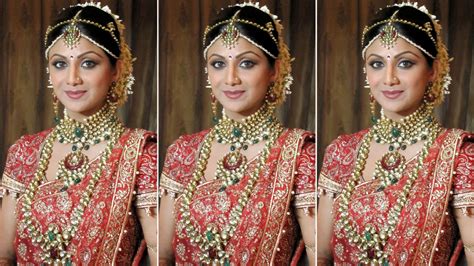 Shilpa-Shetty-Kundra-bridal-sari