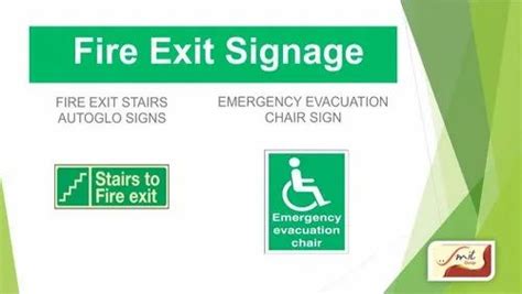 Signages - Fire Exit / Safety Signage Service Provider from Pune