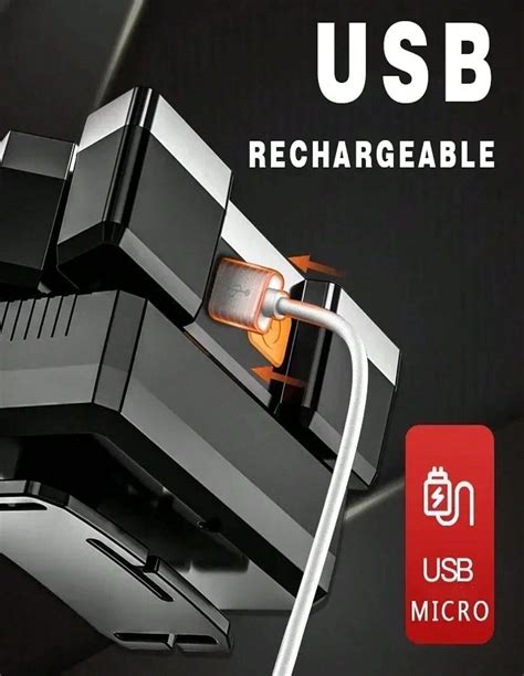 Linterna frontal LED de alta potencia recargable por USB, lámpara ...