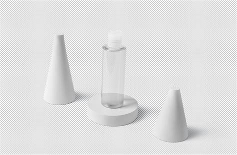 Customizable Clear Plastic Bottle Mockup PSD | ZippyPixels
