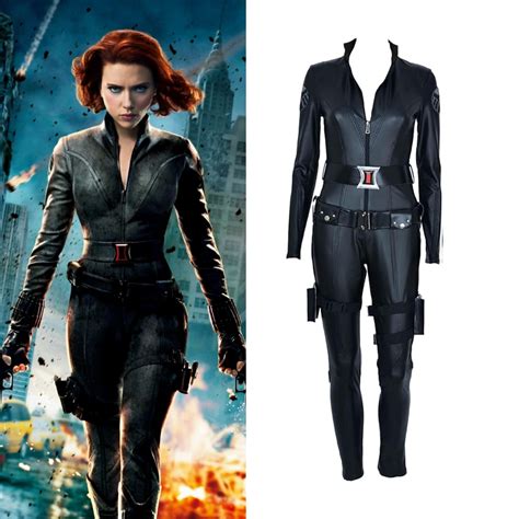 The Avengers Black Widow Costume Universe Space Bodysuit - Quda Halloween