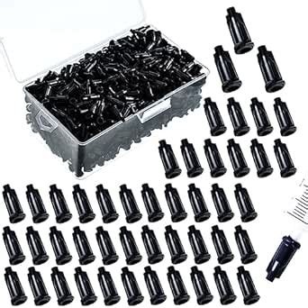 TrelaCo 1000 Pieces Syringe Tip Caps Syringe Caps Dispensing Needle Tip ...