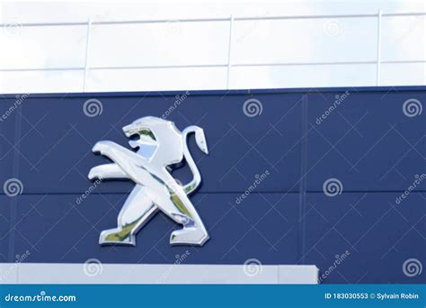 Bordeaux , Aquitaine / France - 05 14 2020 : Peugeot Lion French Dealer ...