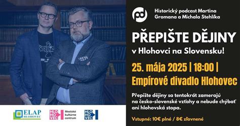 Podcast Přepište dějiny v Hlohovci na Slovensku!, Empirove Divadlo ...