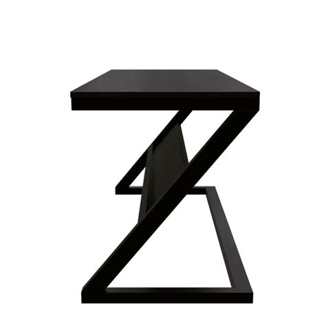 Buy Wooden Twist Z-Shaped Executive Study Desk Table laminated Top with ...