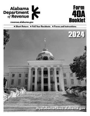 2024-2026 Form AL 40A Booklet - Blank Fillable Template | Fill Out ...