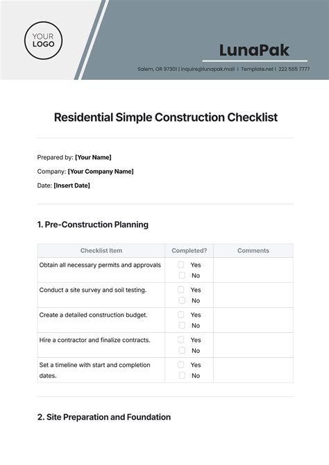 Image result for Pre-Construction Activities Checklist