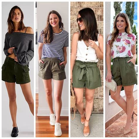 Como combinar un short verde militar 2026 - Outfit mujer - Muy Trendy