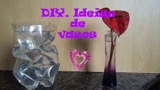 Lindo Vaso feito com garrafa cortada | Cantinho do Video