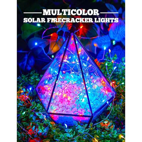 6m Solar String Lights 200 LEDs, Warmwhite, Cool White, Blue ...
