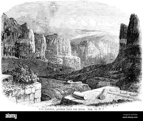 The Salt Valley between Judah and Edom, landscape, mountains, city of ...