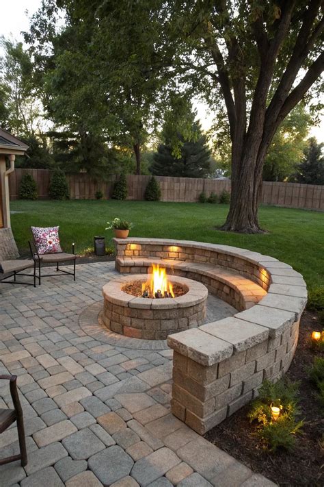 18+ Inspiring Paver Fire Pit Ideas for Your Backyard