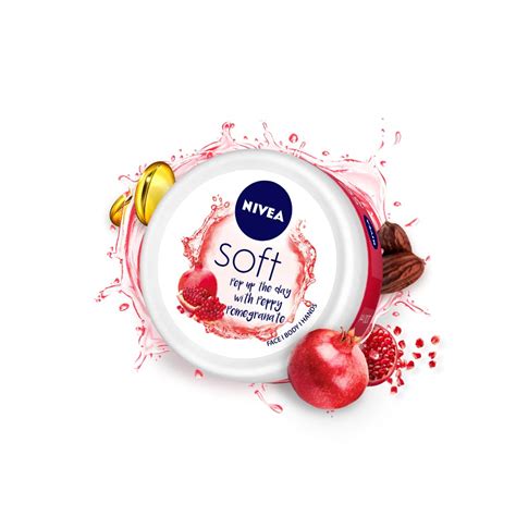 Buy NIVEA Soft Light Moisturizer 200ml | Peppy Pomegranate | For Face ...