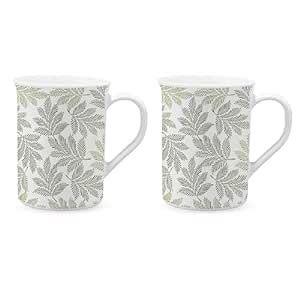 Buy Larah by BOROSIL Maria Opalware Mug | Set of 2 Pcs Tea/Coffee Mugs ...