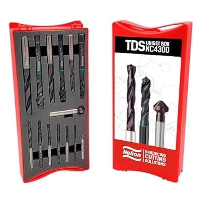 HELION Solid Carbide 14 Pieces Tap and Drill Set India | Ubuy