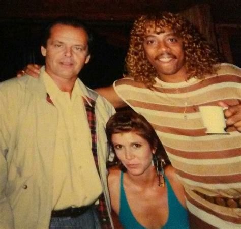 Jack Nicholson, Carrie Fisher and Rick James, circa 1985. – @twixnmix ...