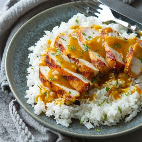 Grilled Chicken With Rice