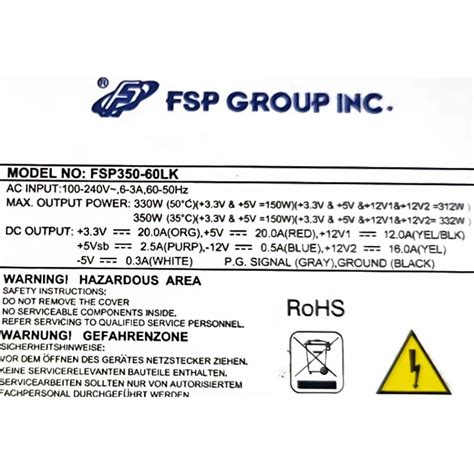 FSP350-60LK fsp group inc - Power supply