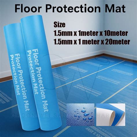 Floor Mat 1.5mm /Double Layer Form /Anti Slip /Protection Floor Mat ...