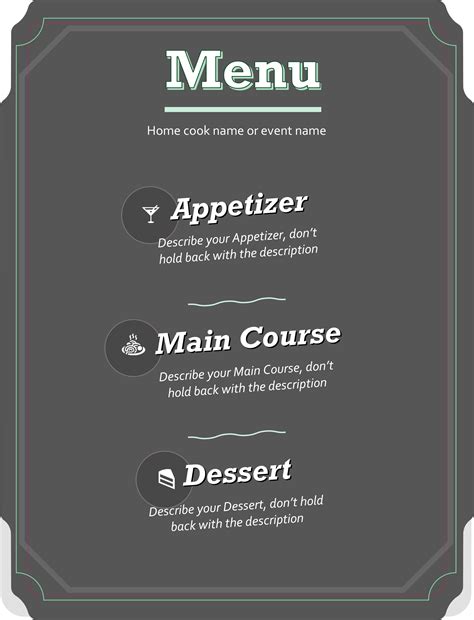 Food menu Template-id26 | InDesign Templates ~ Creative Market