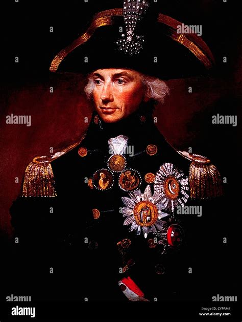 Horatio Nelson (1758-1805), British Admiral, Portrait by Lemuel Francis ...