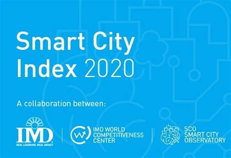 IMD's Global Smart City Index 2020