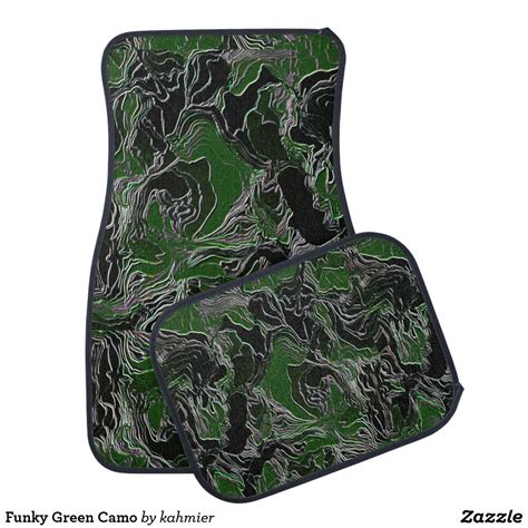 Funky Green Camo Car Floor Mat | Camo car, Car floor mats, Floor mats