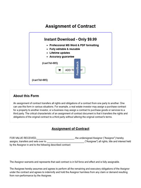 Image result for Assignment of Contract Example