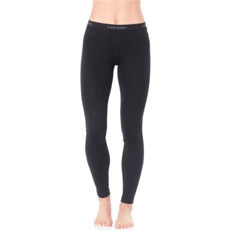 Icebreaker Merino 200 Oasis Thermal Leggings Women - Black | BIKE24
