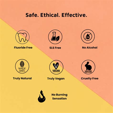 Spicta | Refreshing Ginger Peach Kit | SLS free | Alcohol free mouthwash