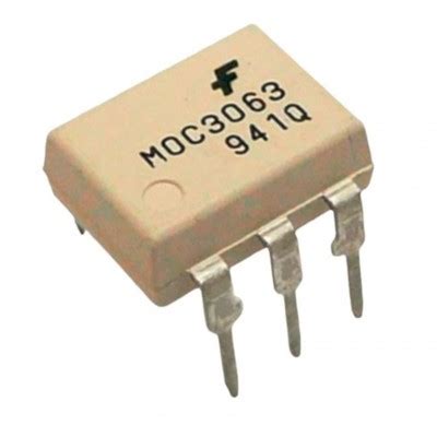 MOC3063 IC - Zero-Cross Triac OptoIsolator IC buy online at Best Price ...