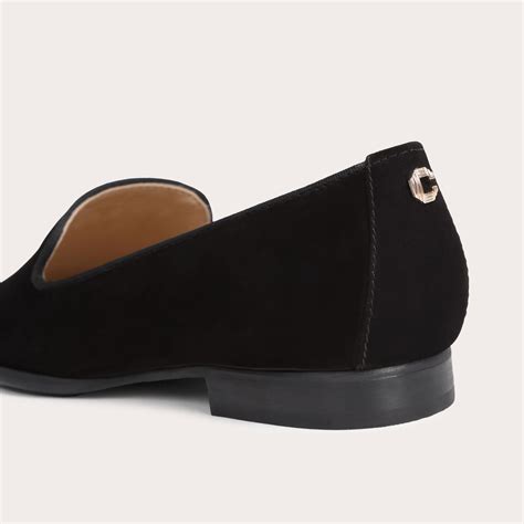LEGEND Black Suede Slip On Flat Shoes by CARVELA COMFORT