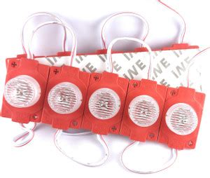 SAMAES 10 Pics 1.5 Watt 12 Volt DC RED Color Eye Led Light Electronic ...