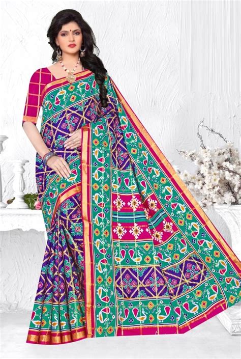 Vvt Bali Patola Regular Cotton Saree Collection