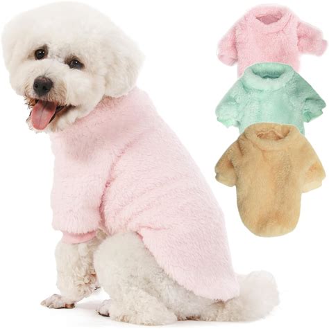 Amazon.com : Kyaringtso Dog Sweater, 3 Pack Dog Sweaters for Small Dogs ...