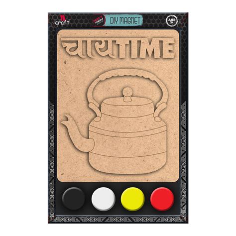 CHAI TIME MAGNET DIY – Anu art and craft supplies