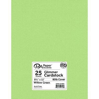 PA Paper™ Accents Glimmer 8.5" x 11" Cardstock, 25 Sheets | Michaels