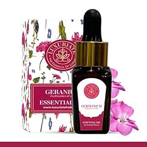 LUXURIATE 100% Pure Natural Geranium Essential Oil for Hair Growth ...