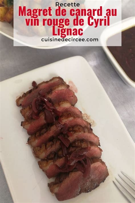 magret canard cyril lignac