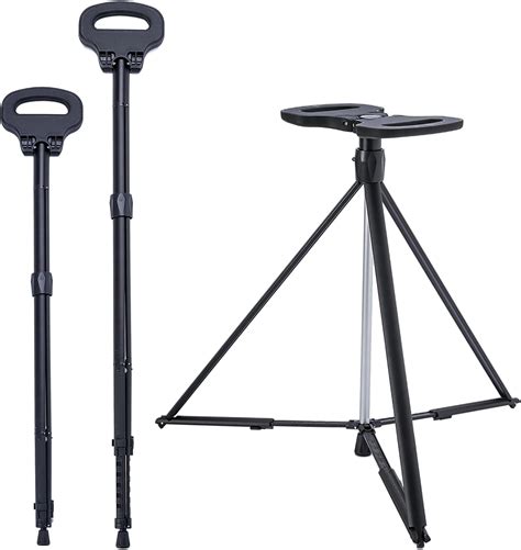 Customer reviews for Portable Cane Seat Folding Walking Cane for Men ...